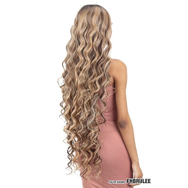 Shake N Go Frontal Lace Wigs Shake N Go Organique Synthetic Hair Lace Front Wig - ACCENT CURL 38"