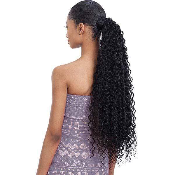 Shake N Go Ponytail Shake-N-Go Milky Wavy Organique Mastermix Synthetic Pony Pro Ponytail - SUPER CURL 24"-32"