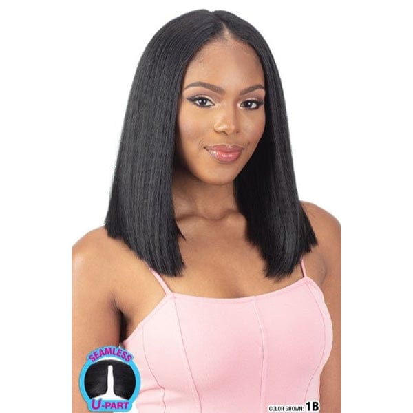 Shake N Go Synthetic Wigs Shake N Go Organique U-Part Wig - NATURAL YAKY STRAIGHT 14"