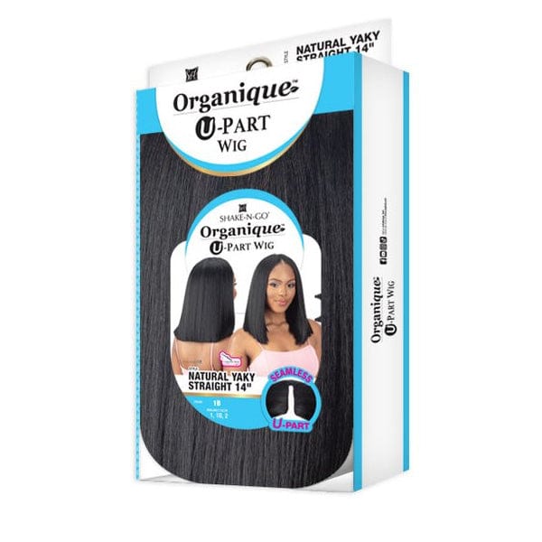 Shake N Go Synthetic Wigs Shake N Go Organique U-Part Wig - NATURAL YAKY STRAIGHT 14"