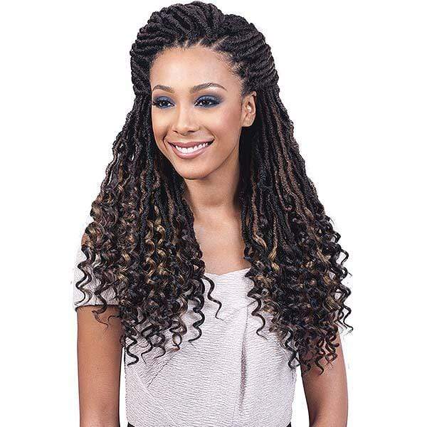 Bobbi Boss African Roots Collection Crochet Braid - NU LOCS CURLY TIPS 20" - EgoWigs.com-1