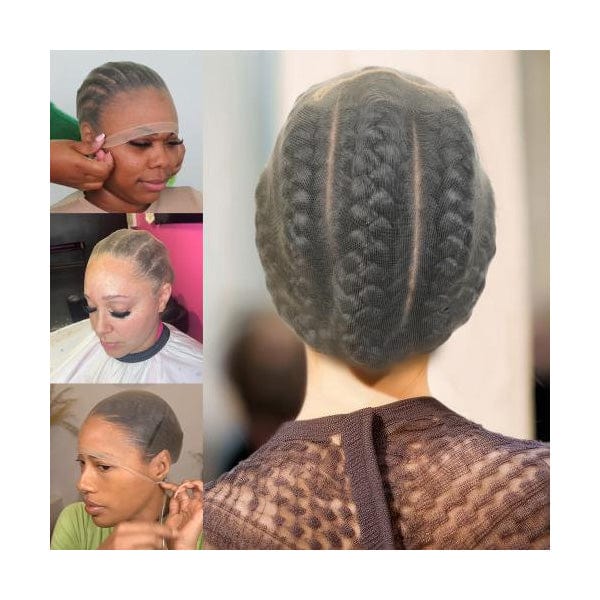 Invisible HD Wig Cap Ultra Thin for Bald Cap Method (2Pcs) - WCAP01 - (C) - EgoWigs.com-