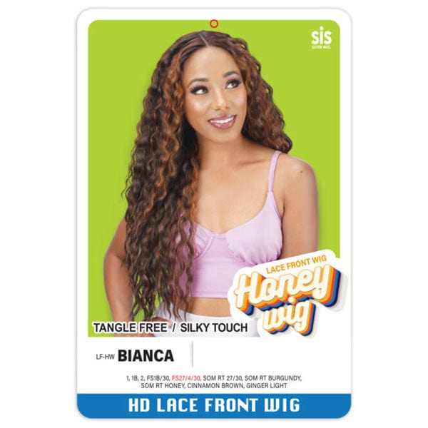 Zury Frontal Lace Wigs Zury Sis Honey Wig Synthetic HD Lace Part Wig - LF HW BIANCA