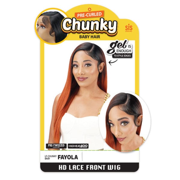 Zury Frontal Lace Wigs Zury Sis Synthetic Hair Chunky HD Lace Front Wig - FAYOLA