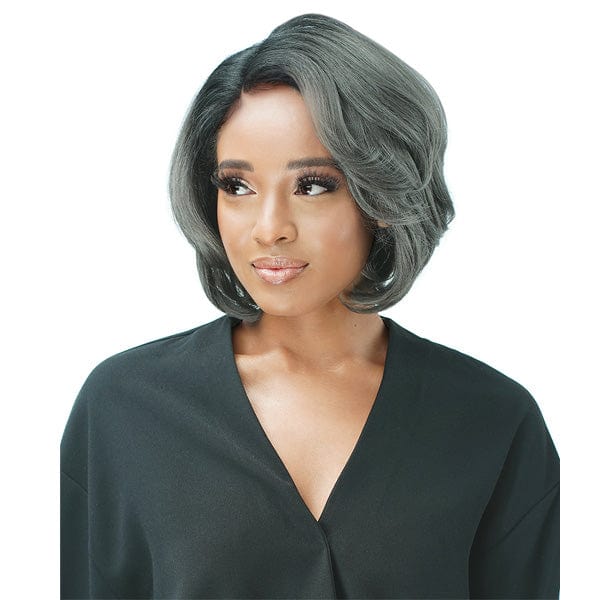 Zury Human Hair Blend Lace Wigs Zury Sis Human Hair Blend Natural Mix Lace Front Wig - PM LF MARTHA